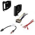 ram 2011 dakota car cd stereo receiver dash install mounting kit wire harness and radio antenna adapter