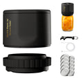 Ricichene Electric Mason Jar Vacuum Sealer for Mason Jars with Wide & Regular Mouth - Black