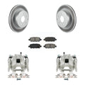 Transit Auto Rear Disc Brake Caliper Coated Rotors And Semi-Metallic Pads Kit For INFINITI G37 Nissan 370Z G25 Q40 M35 M45 KCG-100067S