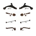 Front Suspension Control Arm And Ball Joint Assembly Steering Tie Rod End Stabilizer Bar Link Kit (8Pc) For 2012 Hyundai Sonata GL GLS 13.82 Center To Length KTR-100609
