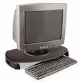 CRT/LCD Stand with Keyboard Storage 23 x 13 1/4 x 3, Black