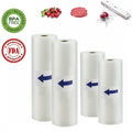 SJPACK Vacuum Sealer Bags, Two 11 x 50' & Two 8 x 50' Rolls Kitchen Food Storage Saver Bags, BPA Free Vacuum Seal Bags, for Meal Prep or Sous Vide