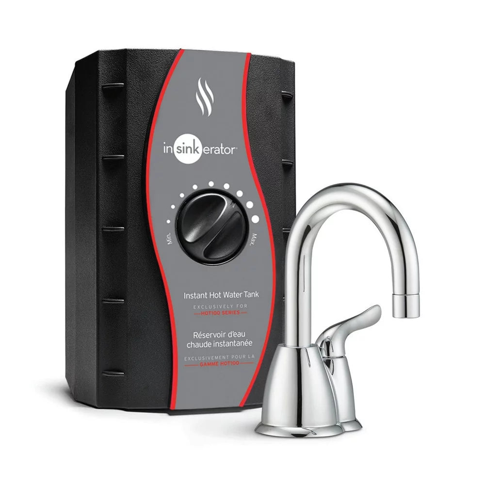 InSinkErator Invite HOT150 Instant Hot Water Tap Dispenser Faucet System, Chrome