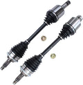 Detroit Axle - Front 2pc CV Axles for 2006-2012 Ford Fusion, 03-08 Mazda 6, 06-09 Mercury Milan, 2 CV Axle Shafts Assembly 2003 2004 2005 2006 2007 2008 2009 2010 2011 2012 Replacement