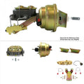 Helix Suspension Brakes & Steering  1957-1960 Ford Truck Firewall Mount Power 8 in. Dual Brake Booster Kit BM Disc & Drum