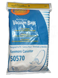 24 Kenmore I Ultra Care 50570 Sears Vacuum Bag, Canister Vacuum Cleaners, 609315, Replaces Sears 20-50570