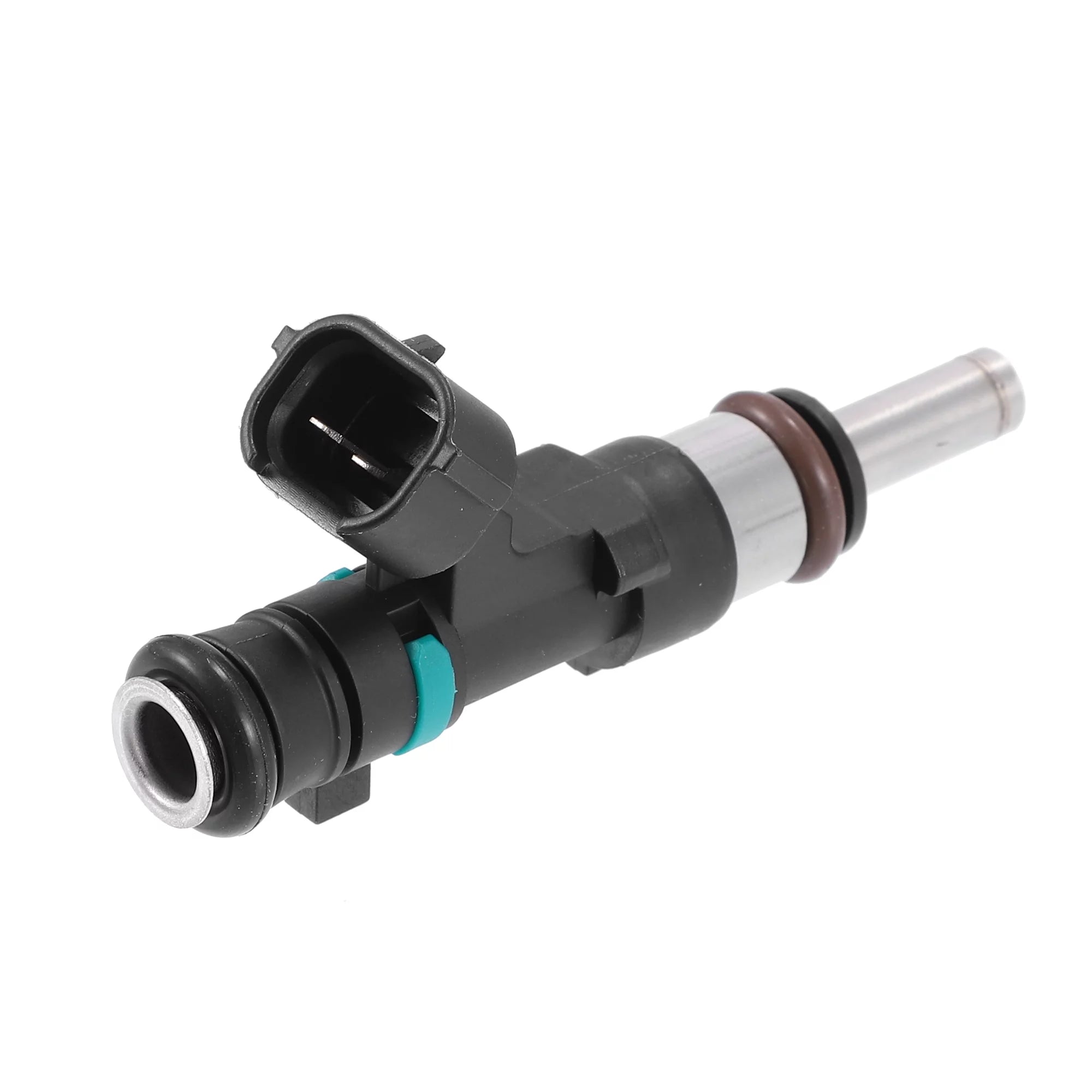 Unique Bargains 1Pcs 0280158276 16600-3AC0A Fuel Injector for Nissan March Versa 1.6 16v Metal Plastic Silver Tone Black