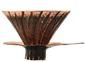 Geiomoo Copper Pour Over Coffee Filter, Coffee Dripper, Paperless Design, Cone Dripper Decanter
