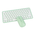 KUYHRF 3 Mode Bluetooth Wireless Keyboard and Mouse Set, BT/2.4G, 3 Devices Connectable, Shared USB Receiver, Ultra Thin Rechargeable Quiet 78 Keys for PC/Laptop/Tablet/Windows/MacBook/iMac