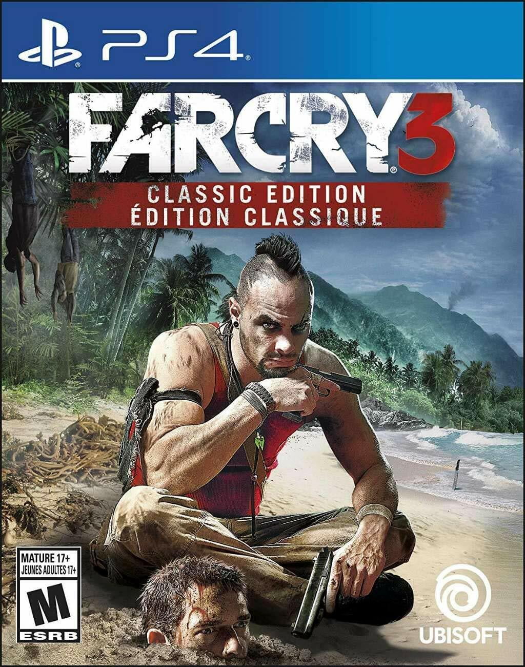 New Far Cry 3 Classic Edition Playstation 4 PS4 PS5 Ubisoft Survival Hunting