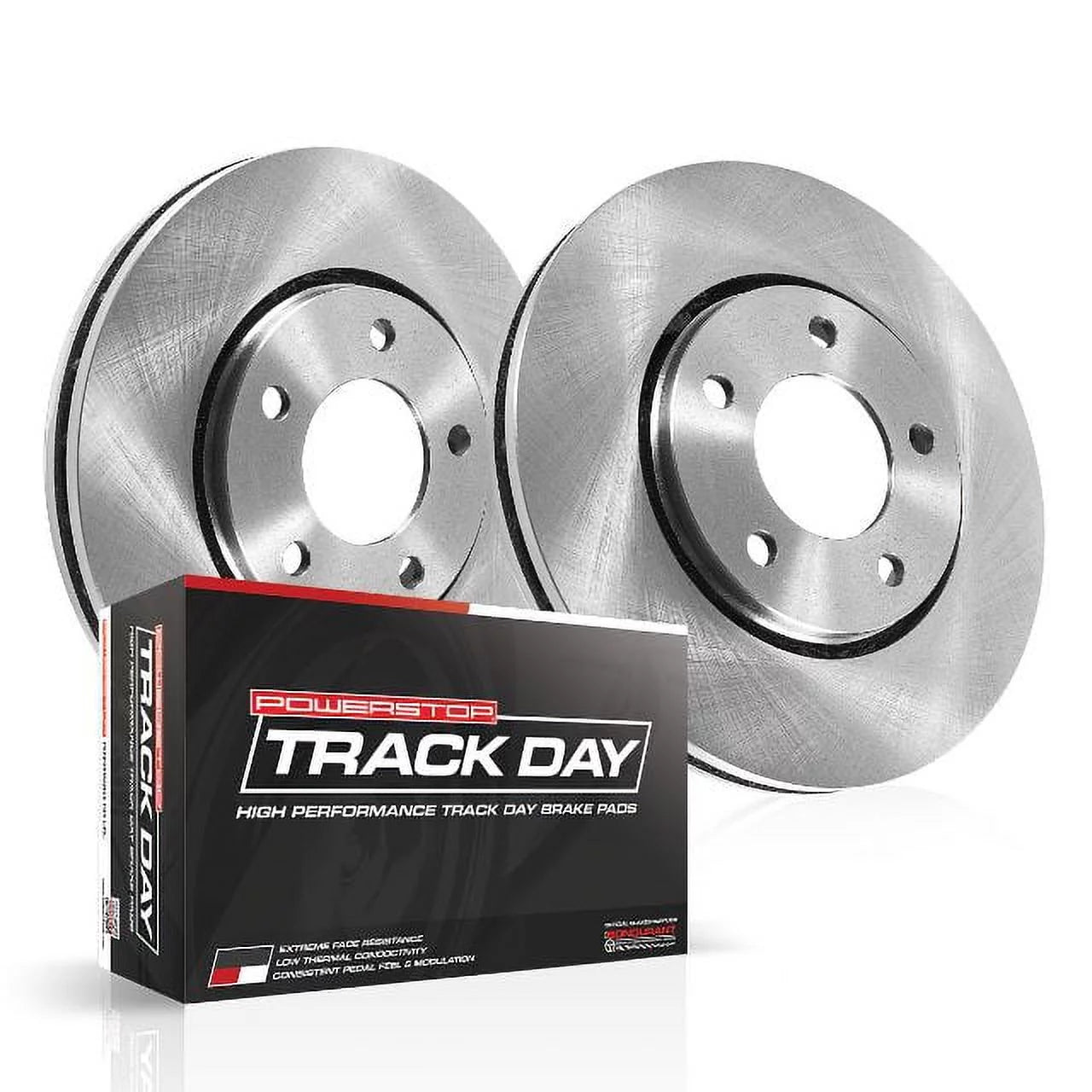 Power Stop Front Track Day Brake Pad and Rotor Kit TDBK6818