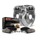 Power Stop Front Stock Replacement Brake Pad and Rotor Kit with Calipers KCOE4603
