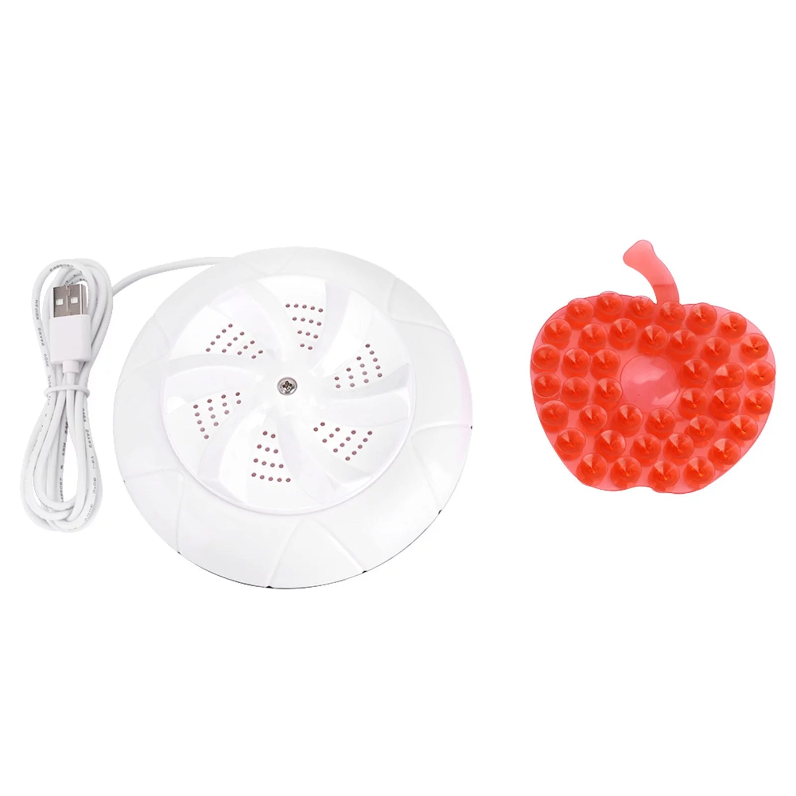 Dekaim Mini Travel Portable Small Washing Machine, Ultrasonic Turbine Washing Machine Portable Turbo Washer with USB(??)