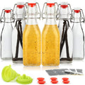 WILLDAN Set of 6-8.5oz Swing Top Glass Bottles - Flip Top Brewing Bottles