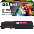 Cool Toner Compatible Toner for Dell 331-8431 C3760 C3760dn C3765 Printer Ink (Magenta,1 Pack )