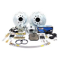 Master Power Brakes  9 in. Legend Serie Rear Disc Brake Conversion Kit for Ford & Small Bearing Flange