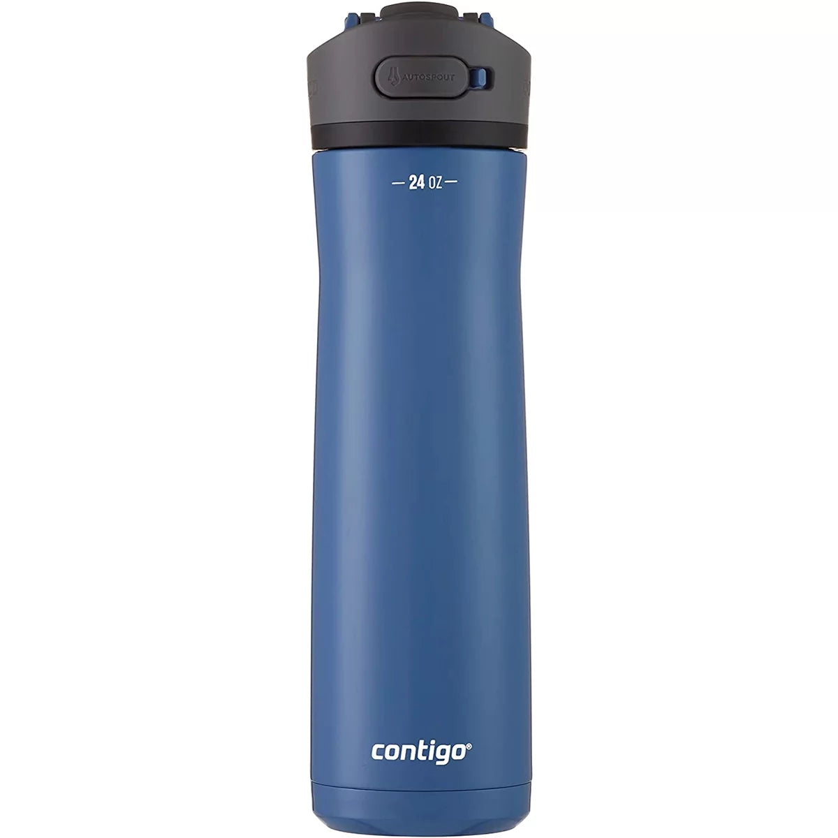 Contigo Ashland Chill 2.0 Stainless Steel Water Bottle with AUTOSPOUT Lid, Blue, 24 fl oz.