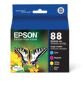 EPSON 88 DURABrite Ultra Ink Black & Color Combo Pack For CX-4400, CX-4450, CX-7400, CX-7450, N-10, N-11, NX-100, NX-105, NX-110, NX-115, NX-200, NX-215, NX-300, NX-305, NX-400, NX-415
