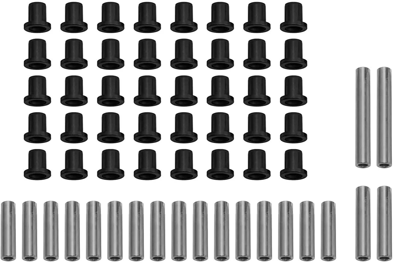 SuperATV Heavy Duty HDPE A-Arm/Control Arm Bushing Kit for SuperATV Arms for Polaris Ranger Full Size XP 800 (2010-2014) - Front and Rear - Stronger Than Stock With Lower Wear SuperATV Arms HDPE