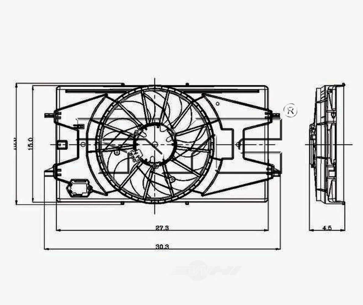 Dual Radiator and Condenser Fan Assembly Fits select: 2005-2010 CHEVROLET COBALT, 2007-2009 PONTIAC G5