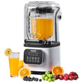 Vevor  Commercial Countertop Blenders with Shield 68 oz Jar Blender Combo 9-Speed & 5-Functions Blender, White