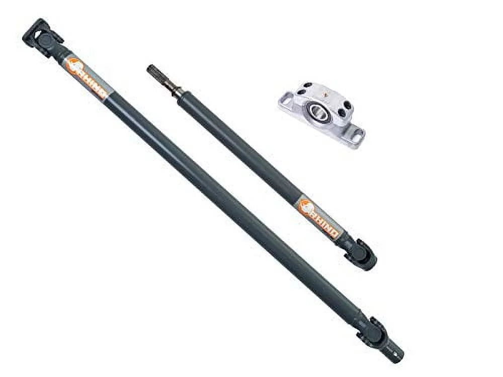 SuperATV U Series Heavy Duty Rhino Driveline Prop Shaft for Polaris RZR XP Turbo (2016+) | Front and Rear | With Cast Carrier Bearing | Made With 4130 Chromoly|PRP01-016F-001R-0-C
