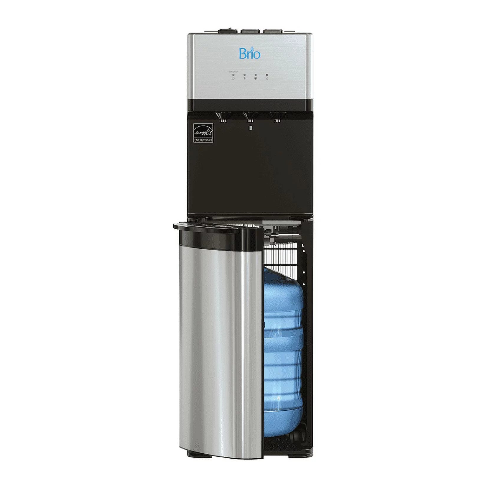 Brio 500 Series Self Cleaning Bottom Loading5 Gallon Capacity Tri-Temperature Water Cooler Dispenser