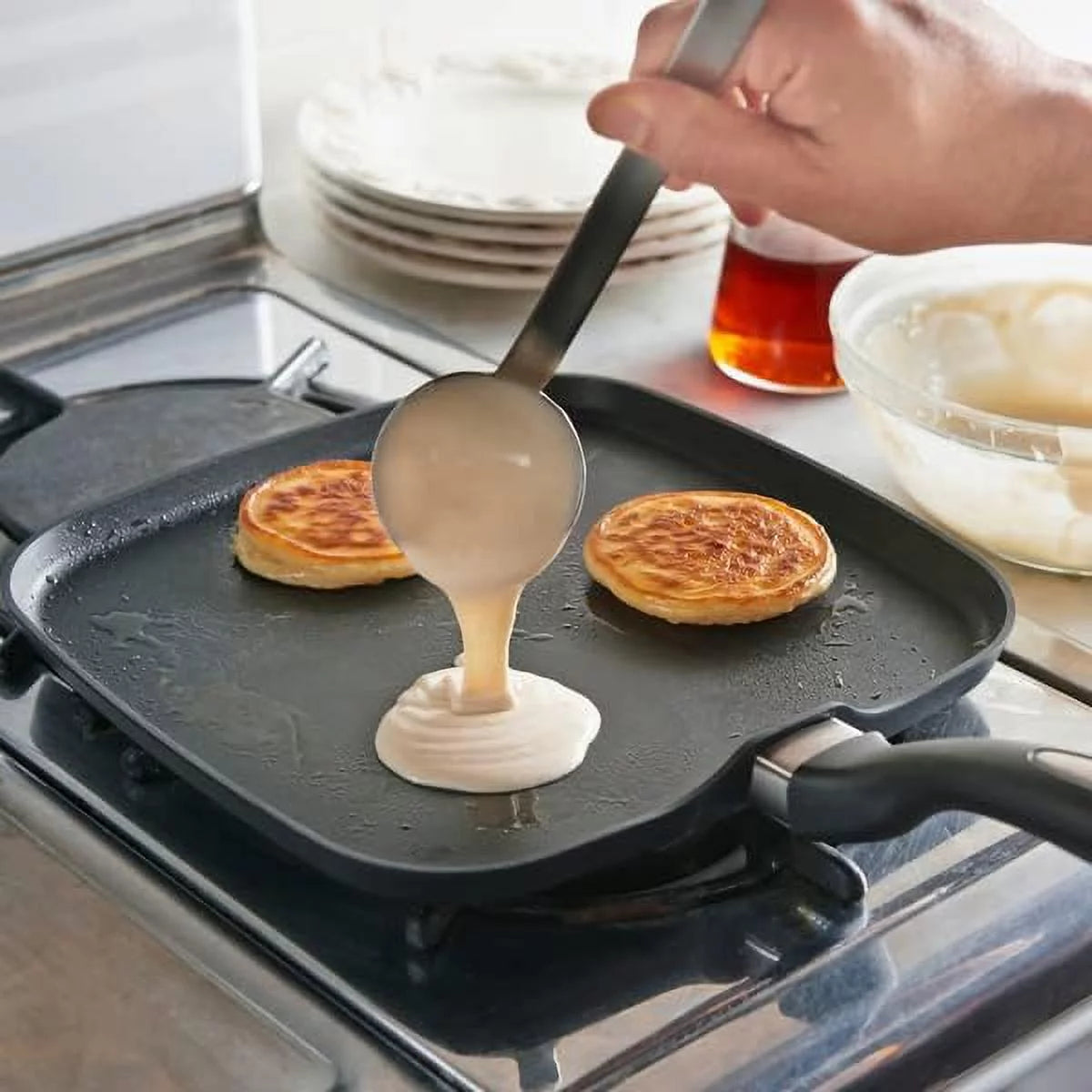 ES5 Square Griddle, 11, Black
