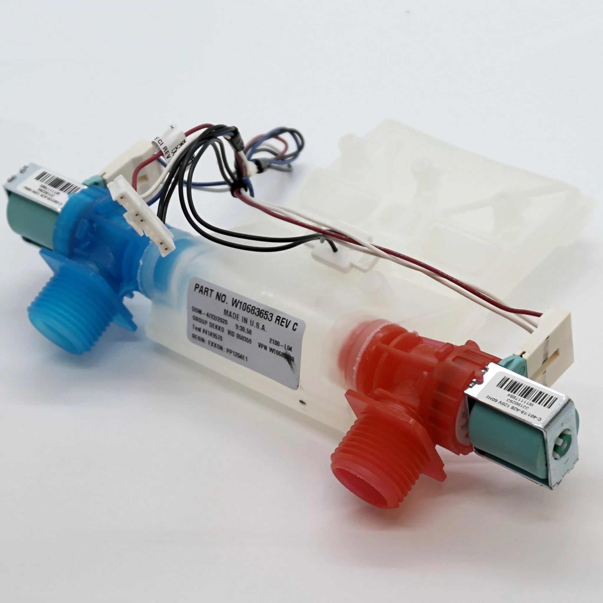 Water Valve for Whirlpool, Kenmore, Sears, PS11757114, AP6023768, W10683603
