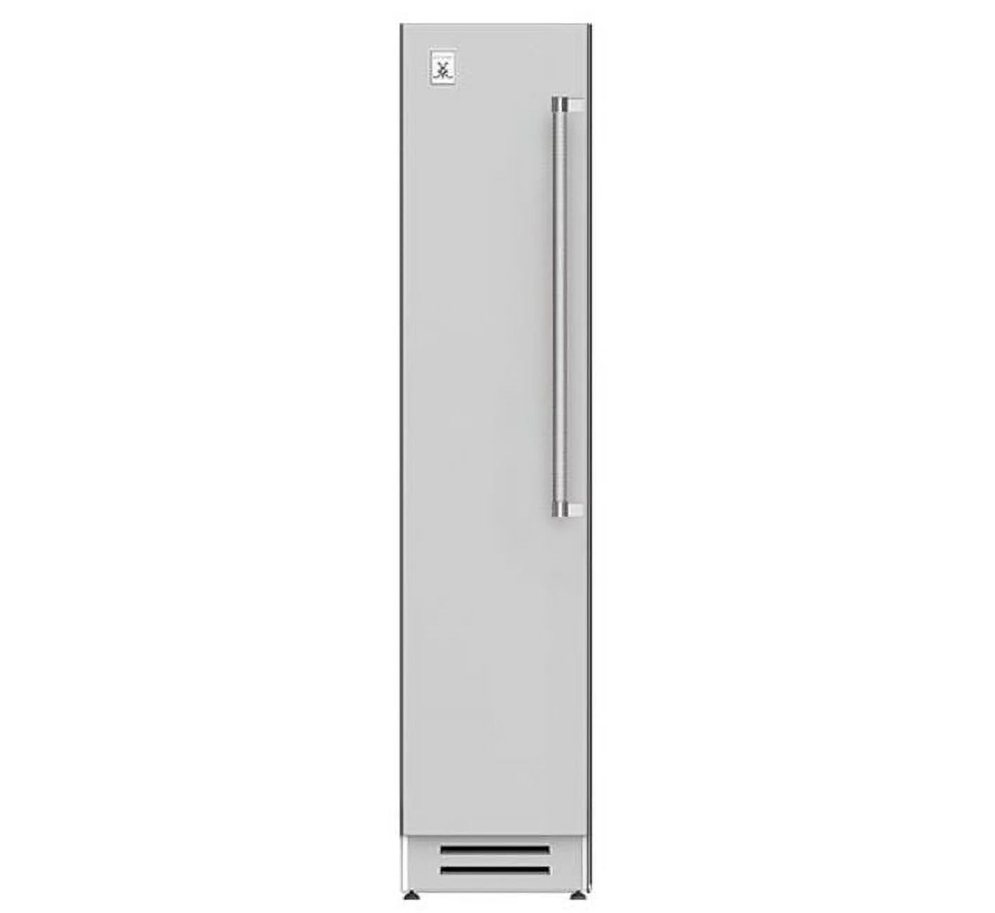 Hestan Kfcl18 18 Wide 8.5 Cu. Ft. Capacity Left Hinge Column Freezer - Stainless Steel