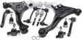A-Premium 12 Pcs Front Suspension Kit Suspension Ball Joint Control Arm Stabilizer Bar Link Tie Rod End Compatible with Hyundai Sonata 2006-2008