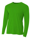 A4 N3165 Mens Cooling Performance Long Sleeve Crew - Kelly - 2XL