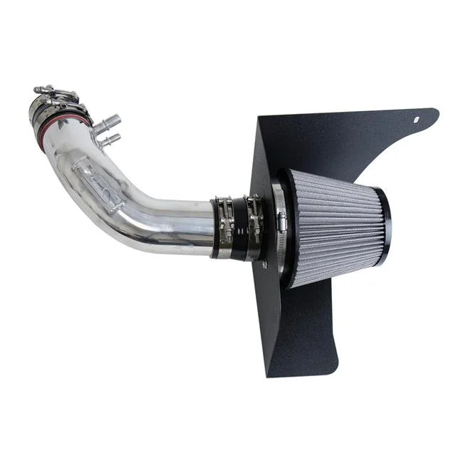 HPS Performance Polish Cold Air Intake Kit Compatible for 2015-2017 Ford Mustang 3.7L V6, 827-638P