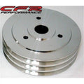 HZ-8848-POL 1955 - 72 Chevy & Gm Aluminum Key-Way Power Steering Pump Pulley - Polished