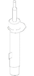 New Genuine BMW Left Front Spring Strut (2014-2019) OE 31316873779