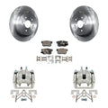 Transit Auto Rear Disc Brake Caliper Rotors And Semi-Metallic Pads Kit For 2005-2006 Honda CR-V KC8-100669P