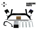 Hardcore Parts 6 Drop Axle Lift Kit for EZGO TXT/PDS (2001.5-2013) Gas Golf Cart