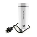 Anself Portable Electric Kettle for Boiling Water 350ML Travel Beaker Tea Kettle Hot Water Boiler Stainless Steel Automatic Shut Off for Making Tea Coffee Baby Milk