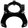 U-B Machine  3 in. Clamp-On Axle Tube Rear Brake Caliper Bracket for GM Metric Caliper, Black Paint
