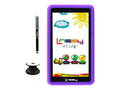 LINSAY 7 Kids tablets 2GB RAM 32GB Android 12 WiFi Tablet for kids, Camera, Apps, Games, Learning Tab for Children with Purple Kid Defender Case, Pop Holder and Pen Stylus