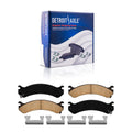 Detroit Axle - Front 2pc Brake Pads for Chevy Express Silverado GMC Savana Sierra 1500 2500 3500 HD Cadillac DTS Hummer H2, 2 Ceramic Brake Pads Replacement