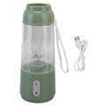TKSE Personal Blender - 300ML USB Charging Wireless Blender Portable Blender with Stainless Steel Blade for Shakes Smoothies(Green)