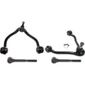 Teledu 4pc Front Upper Control Arm Outer Tie Rod End Kit For Chevrolet GMC