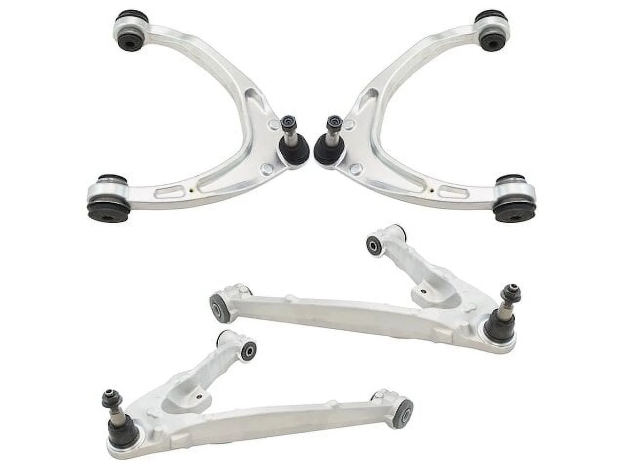 Control Arm and Ball Joint Assembly Set 4 Piece - Compatible with 2014 - 2016 Chevy Silverado 1500 2015
