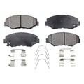 Front Semi-Metallic Disc Brake Pads PPF-D914 For Honda Accord Civic CR-V Pilot Element Fit Acura ILX CR-Z