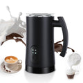 OWSOO Electric Milk Frother Stainless Steel 4 in 1 Hot/Cold Foam Maker Silent Operation 400W Non-Stick Interior 11.84oz/350ml Automatic Milk Frother and Steamer for Coffee Hot Milk