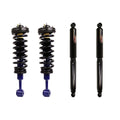 MONROE Shock Strut Front & Rear Kit Set of 4 for Ford F150 Lincoln Mark LT 4WD Fits select: 2004 FORD F150 SUPERCREW