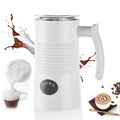 Pinnaco Milk Frother 4 in 1 Hot/Cold Foam Maker 400W Detachable Non-Stick Interior 11.84oz/350ml Electric Automatic Milk Frother and Steamer for Coffee