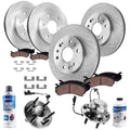 Detroit Axle - 2WD Wheel Bearing Hubs Brake Kit for Sierra Silverado Suburban 1500 Tahoe Yukon Escalade Front Rear Brake Rotors Brake Pads Front Wheel Bearing Hubs Replacement : 12.99 Front Rotor