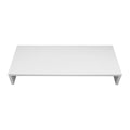 Multi-function Desktop Monitor Stand Computer Screen Riser Thicken Board Rack Laptop Stand Desktop Notebook TV Shelf (White)